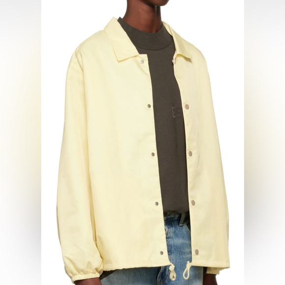 NWT fear of god ESSENTIALS canary jacket unisex s oversize fit - Picture 2 of 8
